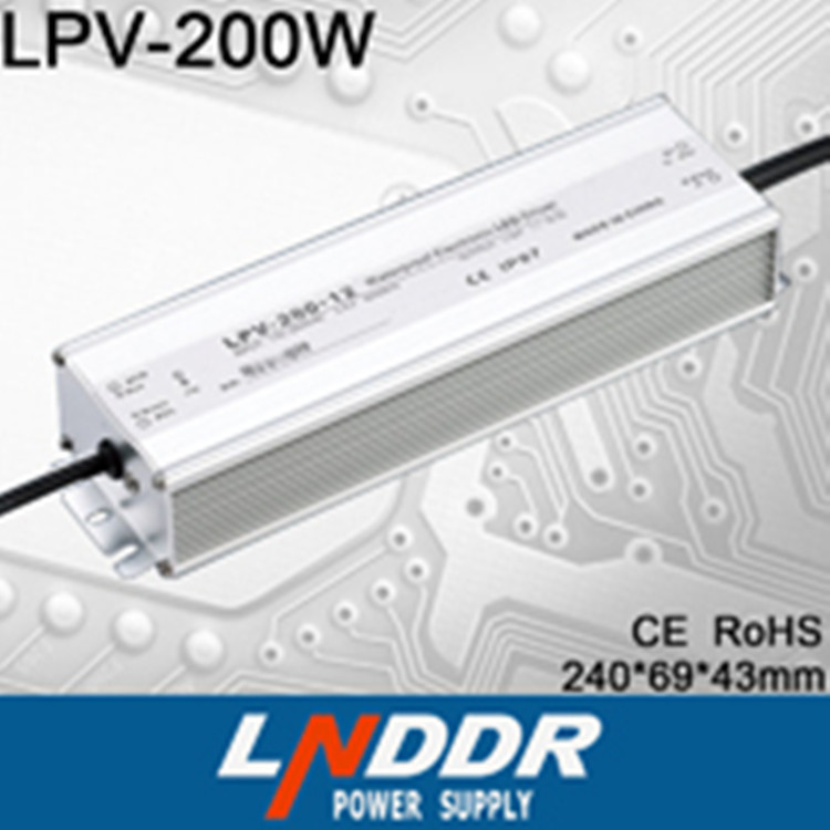 供應(yīng)LPV-200W-48V/4A LED防水開關(guān) 電源